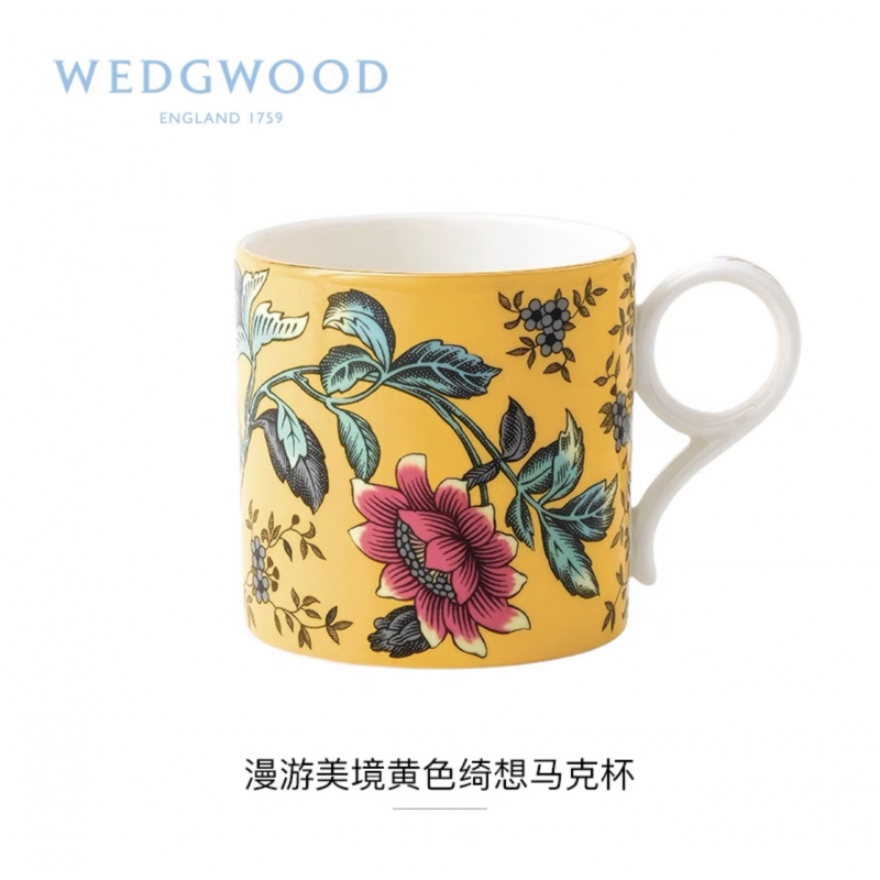 WEDGWOOD玮致活漫游美境骨瓷马克杯