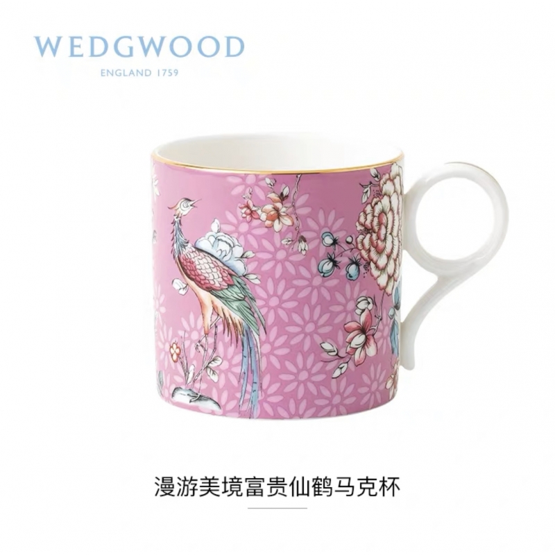 WEDGWOOD玮致活漫游美境骨瓷马克杯